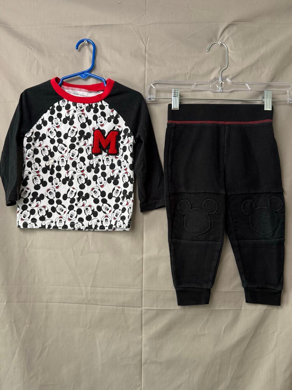 Disney Mickey and the Roadster Racers Long Sleeve Shirt and Pants Outfit Size 2T